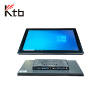 Panel PC Industrial KTB de 12.1 Pulgadas IP65, Panel Táctil HMI, PC con Linux, Android, Windows Integrado, Monitor de Computadora Industrial sin Ventilador