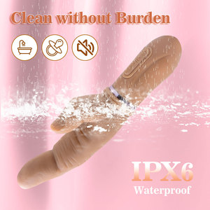 Оптовые секс-игрушки для женщин: силиконовый водонепроницаемый вибратор-кролик для точки G, стимулятор клитора, игрушки для женской мастурбации - Product Image 4