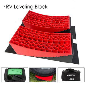 Industrial Plastic RV Leveling Blocks for Dual Axle Trailer Tandem <b>Wheel</b> <b>Lock</b> <b>Wheel</b> Chocks Leveler Set Bulk Supply - Product Image 1