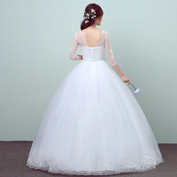 Neues Weißes Großhandels-Hochzeitskleid Prinzessinnen-Stil Eng Anliegendes Brautkleid