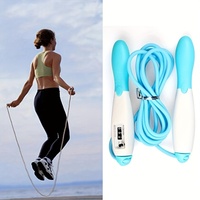 Corde à sauter de compétition en PVC 2025 pour le fitness à domicile, corde à sauter en acier avec roulement, corde à sauter d'extérieur avec fonction de comptage