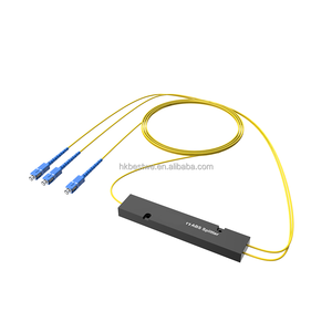 ตัวแยกสายไฟเบอร์ออฟติก ABS PLC 1X2พร้อมขั้วต่อ SC/UPC G657A เทปคาสเซ็ตโหมดเดียวสำหรับการใช้ FTTH/FTTx - Product Image 2