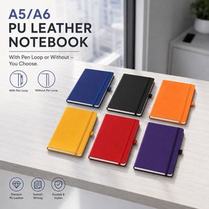 Wholesale Custom Logo Printed <b>A5</b> PU Leather <b>Note</b> <b>Books</b> Promotional Business Company Notepad With Elastic Band Notebooks for Gift - Product Image 2