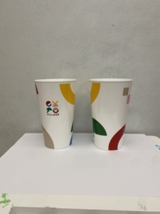 Custom Colorful Logo Heat Transfer Printed <b>Reusable</b> Hard Plastic Food Grade Durable PP Stadium <b>Cups</b> - Product Image 2