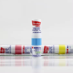 Dầu thơm Poy Sian Thái Lan bạc hà dạng tuýp, bán chạy, sảng khoái, khử mùi, 6 cái/gói, tinh dầu thảo dược xông mũi - Product Image 3