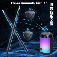 Batterie électronique virtuelle AR, kit de batterie somatosensorielle portable avec baguettes d'air pour enfants, adultes, débutants et professionnels de la musique