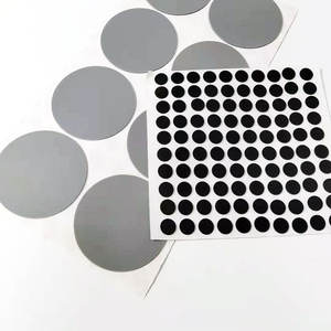 Lámina de Goma Espuma de Silicona Antideslizante Negra y Gris, Autoadhesiva, Cuadrada y Circular, de 1 mm, 2 mm y 3 mm de Grosor, para Muebles - Product Image 1