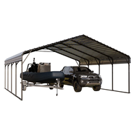 10*15 FT robuste métal véhicule abri abri de voiture auvent protection Garage ombre pour bateaux Automobiles camions Nature pression