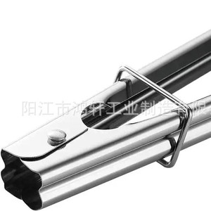 HONGXUAN 12-Inch Korean-Style BBQ <b>Tongs</b> 430 Stainless Steel Heat Resistant Outdoor <b>Kitchen</b> Food Clips - Product Image 5