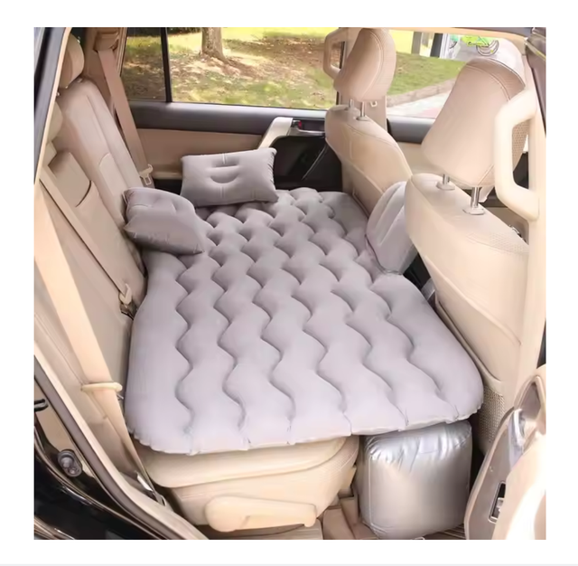 2026 Newly Travel Car Air Bed Portable Bed for Car Backseat for Camping Beach Rest Tour Trip Inflatable Car Mattress