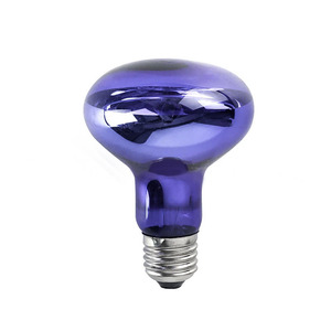 Lampe <span class=keywords><strong>chauffante</strong></span> infrarouge bleue UVA R95 100W pour animaux de compagnie - Product Image 1
