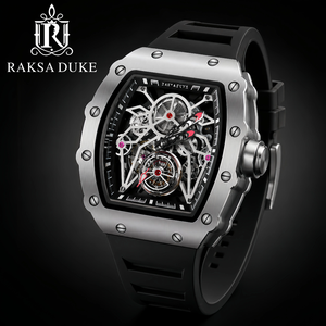 Reloj Raksa Duke OEM ODM Automático con Esfera Esqueletizada y Manecillas Luminosas, Resistente al Agua 30m, Caja de Aleación y Esfera de Cristal - Product Image 4