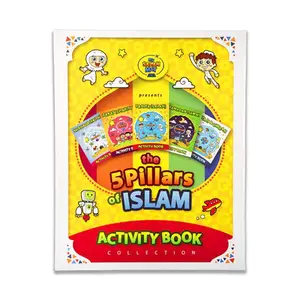Desain Kustom Murah Instruksi Katalog Manual Koleksi Buku Aktivitas 5 Pilar 5 Buklet Aktivitas untuk Anak-anak