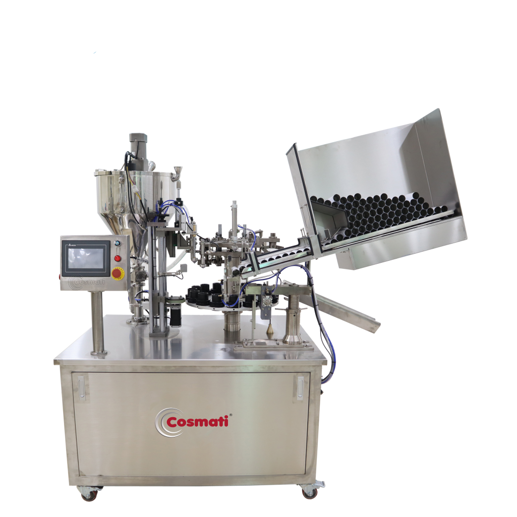 Tube Filler and Sealer Fully Automatic Cosmetic Soft Tube Sealing and Filling Machine For Lotion and Shampoo