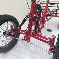 Quadricycle tout-terrain 4 roues OEM Jacaranda 20*4.0 à pneus larges – Vélo de plage adulte pour neige et sable avec panier de chargement