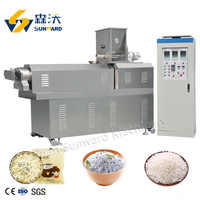Machine extrudeuse de fabrication de riz artificiel FRK combinée, ensemble complet, 800-1000 kg/h, extrusion à double vis