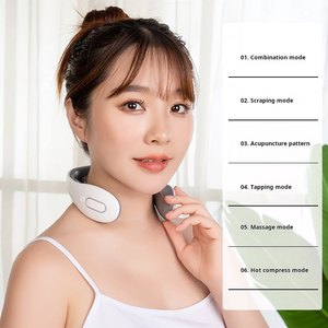 Nuevo masajeador de elevación de cara y cuello cervical colgante multifuncional pulso de calentamiento hombro y cuello instrumento de masaje portátil - Product Image 4