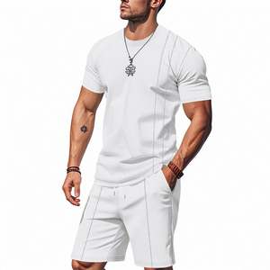 Ensemble T-shirt et short cargo pour homme, imprimé, décontracté, écologique, idéal pour la gym, la course, la plage, le basketball et les activités sportives en extérieur - Product Image 3