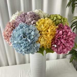 Flores artificiales Meiyu Craft, hortensia grande de franela de 80 cm, impermeable, para decoración de bodas y hogar. - Product Image 2