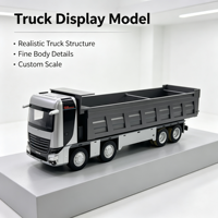 Modèle d'affichage de camion benne autonome pour salons professionnels et expositions en showroom d'entreprise