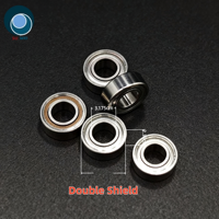 Roulement miniature SR144ZZ 3.175*6.35*2.38mm en acier inoxydable avec double protection anti-poussière pour pièce à main dentaire haute vitesse - Vente en gros