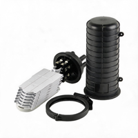Boîtier de raccordement horizontal à fibre optique 12, 24, 48, 96 cœurs, joint mécanique 2x4, 3x3, 1x6, 1x4, joint en ligne thermorétractable, boîtier IP68