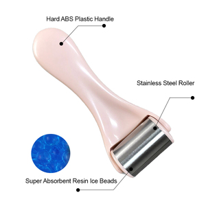 Strumento per la cura della pelle lenisce il gonfiore del viso in acciaio inox rubare rullo di raffreddamento del ghiaccio per le donne del viso collo con pacchetto personalizzato - Product Image 5