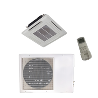 Climatiseur Commercial à Cassette Plafondienne, Unité Fan Coil, Télécommande, Écran Tactile LCD, Personnalisable, Économe en Énergie, 12000 BTU