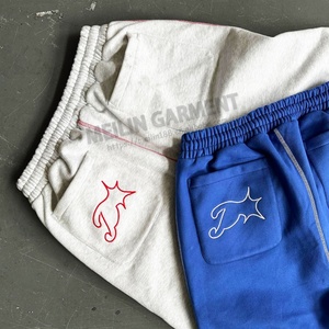 Pantalones Jogger de Algodón 100% de Pierna Ancha, Oversize y de Alto Gramaje para Hombre, con Bordado Personalizado de Dongguan - Product Image 4