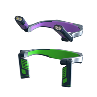 Lampe de cou LED ultra-lumineuse, mains libres, design magnétique, rechargeable, idéale pour la réparation, le camping et la lecture