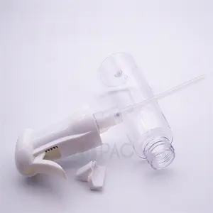 Custom 100ml Plastic Bottle For Oil Clear Body Oil Mist Spray Luxury Bottle