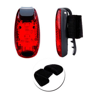 Feu stroboscopique à 3 LED <span class=keywords><strong>pour</strong></span> vélo, <span class=keywords><strong>accessoires</strong></span> haute visibilité, clipsables, feu arrière de sécurité - Product Image 3