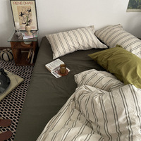Parure de lit tendance en coton imprimé 100% 400TC, écologique, motif géométrique moderne, luxe, vente en gros, OEM, marque privée