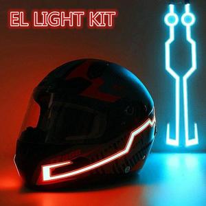 OEM impermeable en <span class=keywords><strong>la</strong></span> señal EL tira de LED intermitente Durable Kit <span class=keywords><strong>Bar</strong></span> DIY de <span class=keywords><strong>la</strong></span> motocicleta del casco de <span class=keywords><strong>la</strong></span> luz de tira - Product Image 4