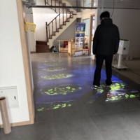 Jeux de projecteur interactif mural DeFi Tech, système de projection interactive sur le sol, jeu de sol interactif