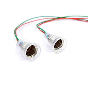 E10 lampholder với dây dẫn bóng đèn cơ sở Ổ cắm mini ánh sáng bóng đèn chủ E10 mini nhựa ánh sáng bóng đèn cơ sở đèn chủ - Product Image 3