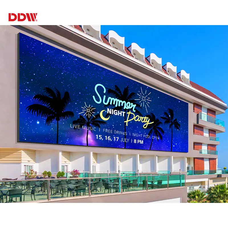 Outdoor waterproof shop advertising ledwall screen sign panel 4x3 6x3 out door led display video board pantalla