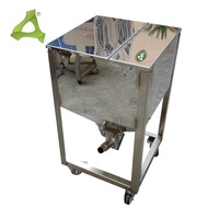 Bidoni di stoccaggio industriali personalizzati in materiale plastico inossidabile serbatoio di stoccaggio verticale in plastica a Pellet Silo per granuli di plastica