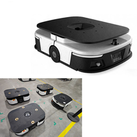 Robot logistique AGV de 600 kg de charge utile, robot mobile industriel à navigation laser SLAM avec dispositif de levage pour la manutention des matériaux
