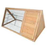 Cage en bois pour animaux domestiques, abri faite à la main pour chats et chiens, en maille, accessoire d'extérieur, meilleure vente,