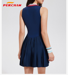 Pakaian Olahraga Ringan Berkualitas Tinggi Tanpa Lengan Rok Golf Wanita Satu Potong Atasan Atletis Bernapas untuk Tenis dan Aktivitas Luar Ruangan - Product Image 4