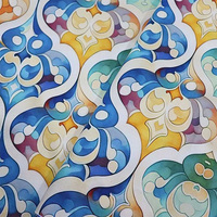 Tissus de canapé en velours imprimés en polyester personnalisés pour meubles de maison