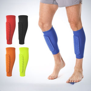 Almohadillas de compresión para piernas Proteger <span class=keywords><strong>espinilleras</strong></span> de fútbol Calcetines de fútbol Mangas de pantorrilla - Product Image 2