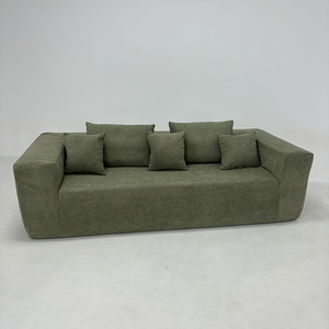 Sofá doble perezoso para sala <span class=keywords><strong>de</strong></span> estar, sofá comprimido portátil, imprescindible para mudarse, alquilar, fácil <span class=keywords><strong>de</strong></span> almacenar, no ocupa espacio - Product Image 3