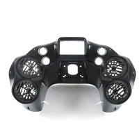 Carénage avant intérieur double DIN 4 Quad 6.5 "Speaker Pods pour Haley Davidson Motorbike Road Glide FLTRX 1998-2013