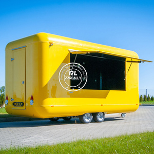 Chine petit camion de nourriture Mobile pour Slush Hot Dog cuisine Mobile Hot Dog chariot Food Van camion de crème glacée voiture rétro - Product Image 4