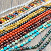 Perles de pierres précieuses naturelles Yuma Healing 6 mm / 8 mm / 10 mm, rondes, lisses, mates, en vrac, pour la personnalisation de bijoux