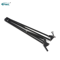 Support de microphone universel NB37 de bureau, pliable, télescopique, en métal, en porte-à-faux, pour caméra, bras en direct