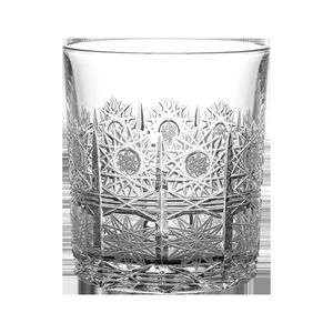Crystalex Crystal Hand Carved Whiskey Glass 11 Oz Clear Beverage Glass For Adults Party Use - Product Image 1