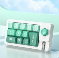 Clavier macro programmable K810 à 12 touches avec molette métallique et joystick, rétroéclairage RVB interchangeable à chaud pour le contrôle de jeux sur ordinateur de bureau